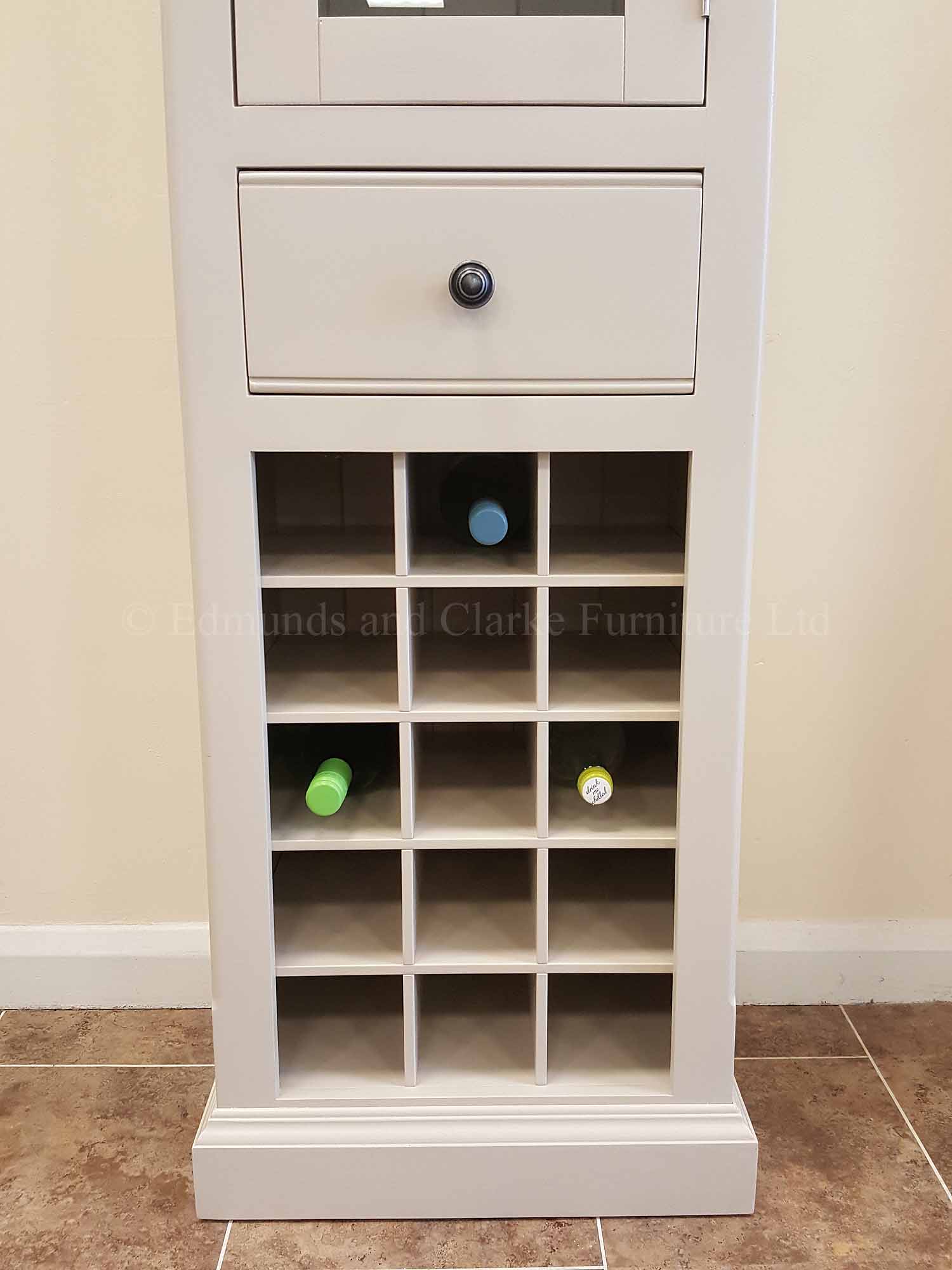 Narrow wine rack cabinet sale